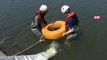 大雨で旭川が氾濫した想定で訓練　排水ポンプ車で放水するまでの手順を確認【岡山】|TBS NEWS DIG