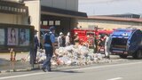 走行中ごみ収集車から火 運転の作業員が"とっさの判断″ 向かった先は... | 山梨のニュース | UTYテレビ山梨