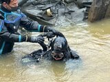海底には180人あまりの遺骨が眠るか 遺骨発掘へ調査 2日目の潜水開始 戦時中の炭鉱水没事故犠牲者の遺骨捜索 山口県宇部市|TBS NEWS DIG
