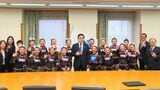 鹿児島市のチアリーディングが世界大会挑戦前に知事を表敬訪問 | 鹿児島のニュース|MBC NEWS|南日本放送