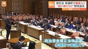 “検討のオンパレード” 生煮えの政治資金規正法改正案　良識の府・参議院で議論煮詰まるか？|TBS NEWS DIG