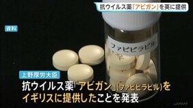 抗ウイルス薬「アビガン」をイギリスに提供 上野厚労大臣が発表　過去の動物実験でハンタウイルスに感染後の生存率を上げる結果|TBS NEWS DIG