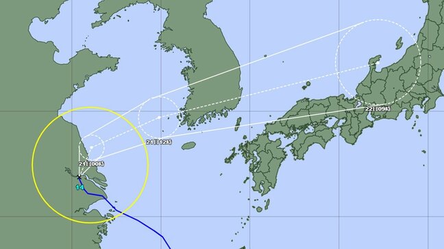 台風14号　急に方向を変える　日曜日に本州上陸…東北地方直撃も　このあとの進路と勢力|TBS NEWS DIG