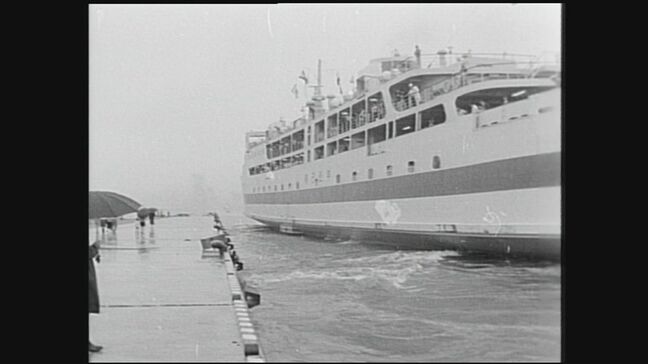 下関とプサン結ぶ国際航路 就航55周年記念イベント 山口・下関|TBS NEWS DIG