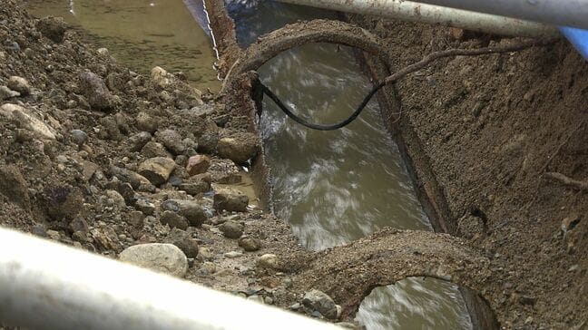 下水道管「約30メートル」破損の原因は汚水から生じた「硫化水素ガス」か　復旧作業進む【岡山・赤磐市】　|TBS NEWS DIG