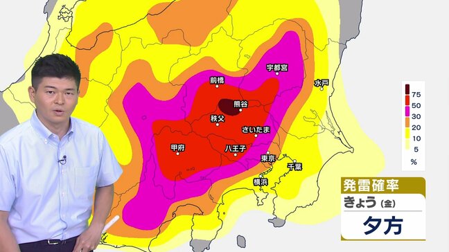 関東～九州は40℃迫る危険な暑さ　関東は午後に再び急な激しい雨や雷雨のおそれ【31日これからの天気】|TBS NEWS DIG