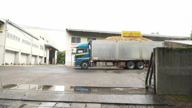 1人で作業中に高さ約4メートルのトラックから転落か…木材リサイクルセンター敷地内で男性1人が死亡する作業事故発生　死因は「脳挫傷」　近くにはヘルメットも…|TBS NEWS DIG