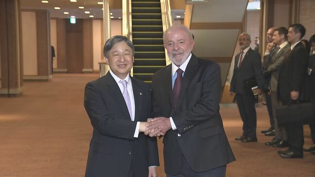 天皇陛下　国賓のブラジル大統領に別れの挨拶「両国の友好親善が深まったと確信」　大統領は熱いハグ「日本の天皇陛下に触れてはいけないと聞いてましたが…」|TBS NEWS DIG