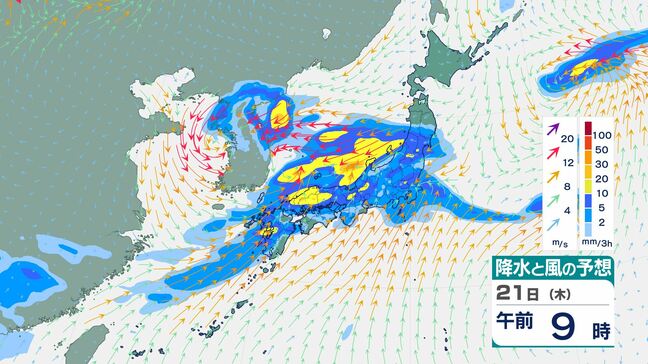 【非常に激しい雨か】大気の状態不安定…大雨のおそれ　土砂災害・低い土地の浸水・河川の増水・落雷・降ひょうに注意　気象庁の最新予報【5月25日(月)にかけての雨風シミュレーション】|TBS NEWS DIG
