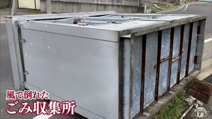 重さ約400kgの「ごみ収集所」が倒れた所も…「ちょっと異常です」“春の嵐”が吹き荒れた青森県内　津軽や三八上北で一時「暴風警報」発表　明日23日は風も落ち着く見込み|TBS NEWS DIG