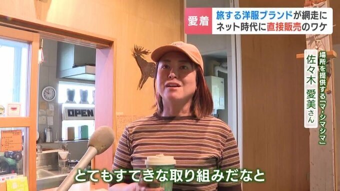 場所を提供する「マ・シマシマ」の佐々木さん