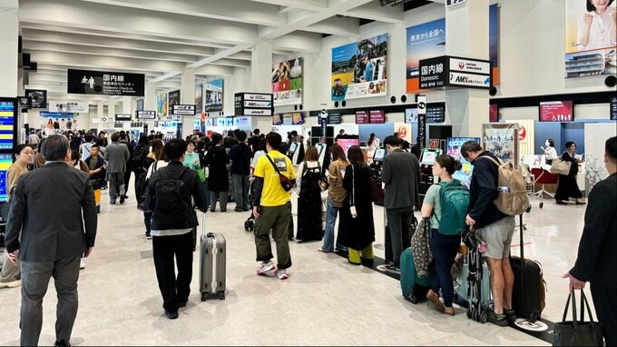 【速報】日本航空（JAL）管制システムトラブル　熊本空港の全便手続き中断 復旧目途立たず　＜ライブカメラ配信中＞　|　熊本のニュース｜RKK NEWS｜RKK熊本放送