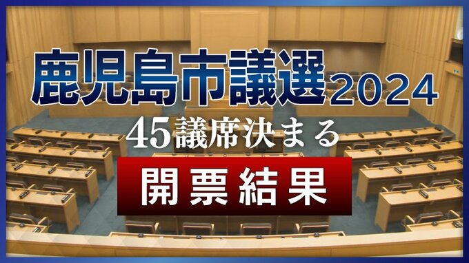 鹿児島市議選45議席決まる　女性が過去最多12人当選　自民3議席減　|　鹿児島のニュース｜MBC NEWS｜南日本放送