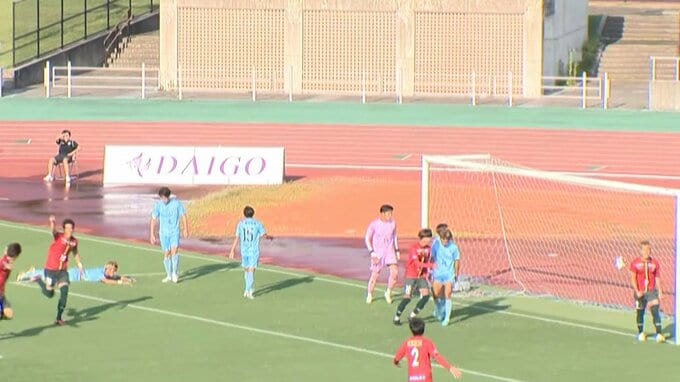 サッカーJFL第19節　高知ユナイテッドSC（1位）はレイラック滋賀FC（5位）に1対1で引き分け　後半、相手の猛攻をしのぎ貴重な「勝ち点１」を獲得　|　高知のニュース・天気｜KUTV NEWS | KUTVテレビ高知