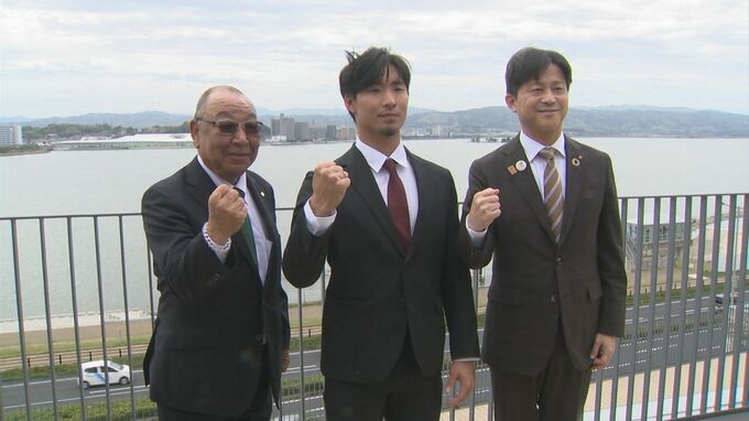 WBCブラジル代表　松江市の社会人硬式野球チーム・MJGケンゾウ選手　市長を表敬訪問し更なる飛躍を誓う|TBS NEWS DIG
