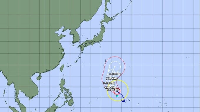 【台風情報】このあとの勢力と進路を詳しく　大型で猛烈な台風4号(シンラコウ)　最大瞬間風速は85メートル　今後の全国の天気を画像で　気象庁　|　山形のニュース│TUYテレビユー山形