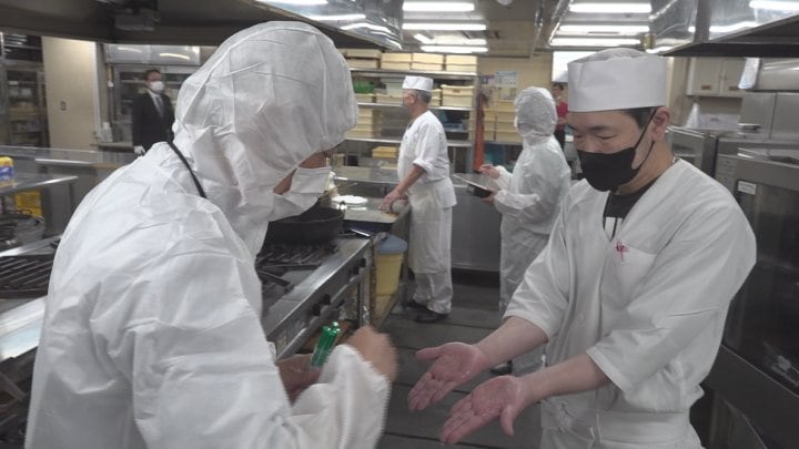 食中毒防止へ　宿泊施設など抜き打ち検査　予防三原則は“つけない” “増やさない” “やっつける”　山梨・甲府市
