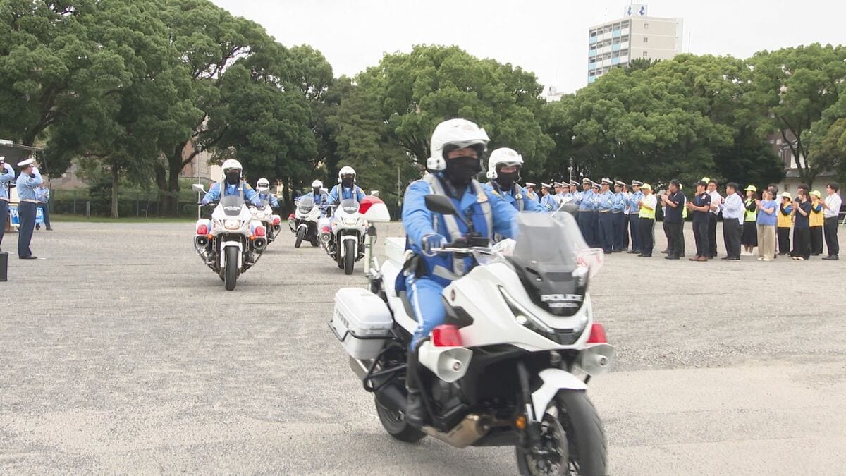 おおいた夏の交通事故ゼロ運動始まる　横断歩道での交通ルール順守…4点を重点に取り締まり強化
