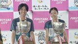 【高校総体】テニス女子ダブルスで沖縄尚学の井手・渡久地ペアが優勝 団体戦で敗れた野田学園のペアに雪辱果たす|TBS NEWS DIG