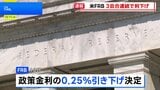 FRB 3会合連続で0.25％の利下げ決定 3人の出席者が反対　パウエル議長は今後の追加利下げ慎重に進める姿勢「経済の動向を見極めるのに良い状態」|TBS NEWS DIG