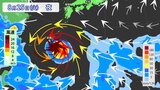 【台風情報】台風18号（ソウデル）「非常に強い」勢力へ　沖縄直撃のおそれ　最大瞬間風速:65m/s　気象庁　23日午後0時45分発表　【28日までの雨と風のシミュレーション】|TBS NEWS DIG