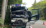 国道でトラックと衝突 大型トラックの運転手1人病院へ搬送 山口・萩 | 山口のニュース・天気・防災|tys NEWS|tysテレビ山口