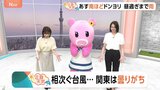 【8月7日 関東の天気】相次ぐ台風…関東は曇りがち|TBS NEWS DIG