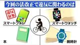 自転車の「ながらスマホ」厳罰化 何秒見たら違反になるのか 腕時計はOKでスマートウォッチはNG?【自転車ながら運転厳罰化Q&A】|TBS NEWS DIG