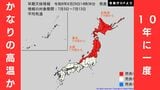北日本や北陸地方で10年に1度程度の「かなりの高温」予想　7月上旬～平年プラス2.4℃以上見込み　【気象庁　早期天候情報を発表】|TBS NEWS DIG