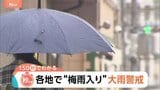 本州で梅雨入り続々　鹿児島では川の越水で住宅が冠水も…大雨災害に厳重警戒を【Nスタ解説】|TBS NEWS DIG
