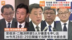 政治倫理審査会の開催めぐり与野党協議　自民党が「議員の傍聴」提案も協議は継続に| TBS CROSS DIG with Bloomberg