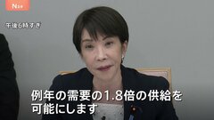 「例年の需要の1.8倍の供給を可能に」高市総理　石油元売りから原料直接供給でシンナーなど安定供給へ　中東情勢めぐる閣僚会議| TBS CROSS DIG with Bloomberg