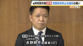 前岸和田市長の永野耕平容疑者(47)を逮捕 市発注の工事めぐり業者に最低制限価格を漏らした疑い 大阪地検特捜部|TBS NEWS DIG