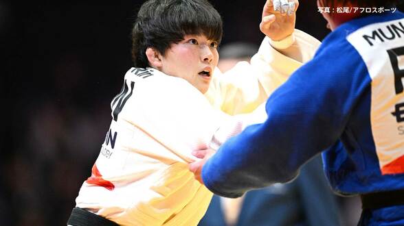 女子70kg級 前田凛が金メダル!初戦の噛みつき行為にも動じず 決勝では猛攻で一本勝ち、この日日本勢は全階級でメダル獲得【アジア大会】|TBS NEWS DIG
