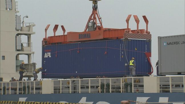 アメリカ、イギリス向け原動機輸出が好調 去年の相馬港輸出額が過去最大に 福島|TBS NEWS DIG