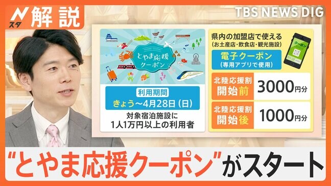 宿泊施設の損失額は7億円超 被災地・富山の復興へ “とやま応援クーポン”はじまる【Nスタ解説】|TBS NEWS DIG