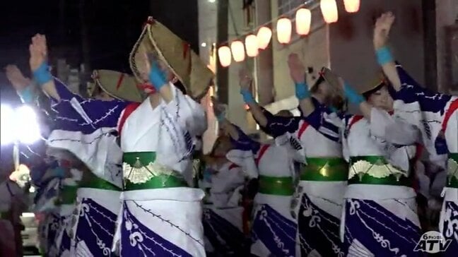 「おしまこ流し踊り」に15団体・約860人の踊り手が参加　艶やかに舞う　青森県・下北地方最大の夏祭り『田名部まつり』に華添える|TBS NEWS DIG