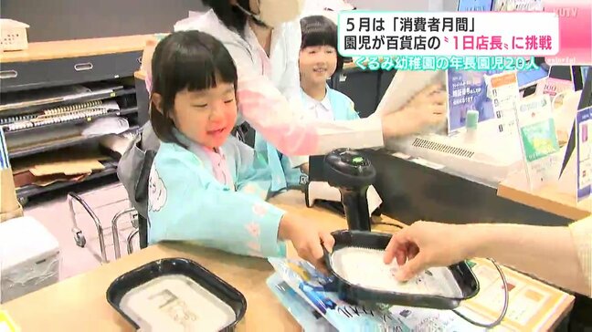 5月は消費者月間 園児が百貨店の“1日店長”に挑戦 くるみ幼稚園の年長園児20人|TBS NEWS DIG