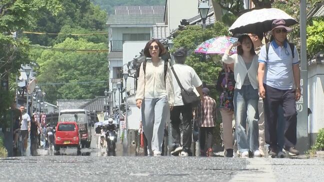 「ひりひりする暑さ」大分・日田市で2日連続の真夏日 グラウンドゴルフ交流会も開催|TBS NEWS DIG