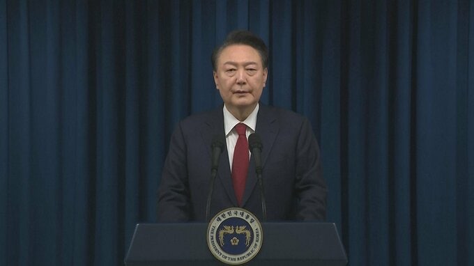 韓国のユン大統領、非常戒厳の宣言めぐり謝罪　自身の進退について言及せず|TBS NEWS DIG