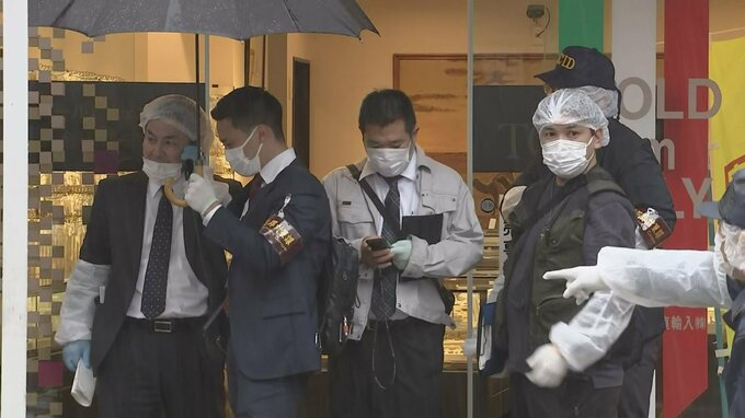 【速報】台東区上野の宝石店で強盗事件発生　目出し帽の男2人組が逃走か|TBS NEWS DIG