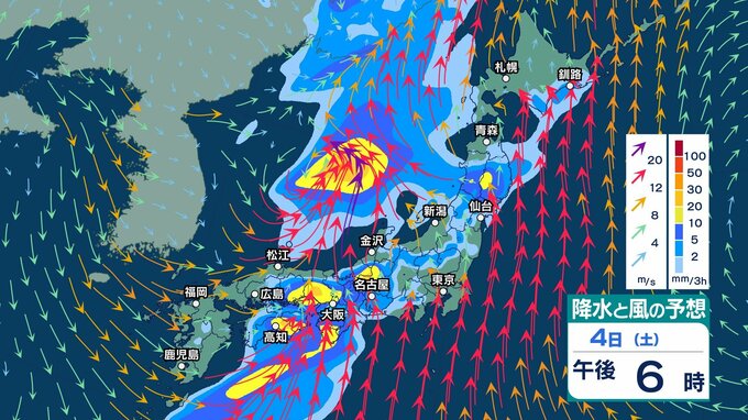 あす2日も雷伴った激しい雨か　4日(土)～5日(日)は西日本や東日本の太平洋側中心に“警報級大雨”の恐れ【2日～6日の雨シミュレーション・1日午後9時更新】|TBS NEWS DIG