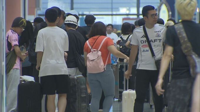 関西空港の外国人旅客数　今年８月は約１８９万人で成田空港を上回る　コロナ禍明け以降では初|TBS NEWS DIG
