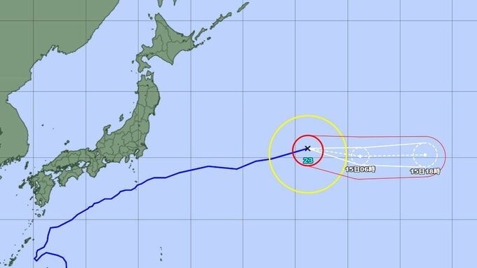 【台風情報】あすには温帯低気圧になるか...台風23号(ナクリー)のこのあとの勢力と進路を詳しく　今どこに？　現在最大瞬間風速50メートル　今後の全国の天気を画像で　進路予想　気象庁|TBS NEWS DIG