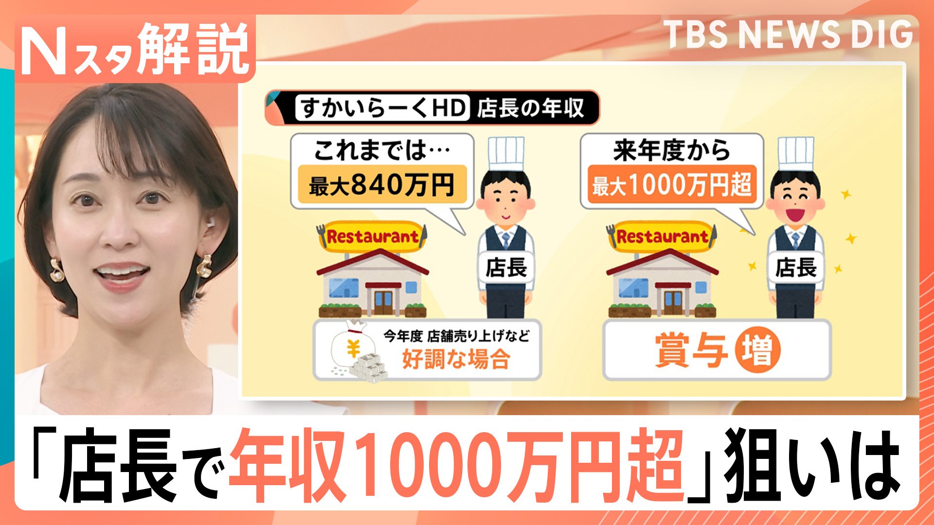 ガスト店長の年収 最大840万円→1000万円超の可能性 その狙いは？ 飲食