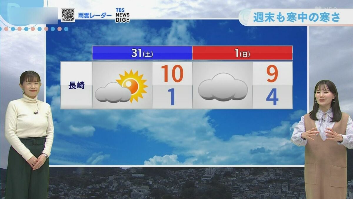 天気】2026年長崎ランタンフェスティバル開幕を前に来週は一時的な暖か