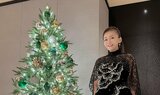 【 華原朋美 】 「メリークリスマス」　黒ドレス姿のオフショット公開|TBS NEWS DIG