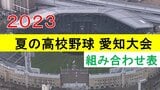 夏の高校野球愛知大会の組み合わせが決定 選手宣誓は新川高校・奥田大智主将 | 名古屋・愛知・岐阜・三重のニュース【CBC news】 | CBC web