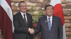 石破総理 ラトビア・リンケービッチ大統領と会談 “ウクライナへの支援で引き続き協力”| TBS CROSS DIG with Bloomberg
