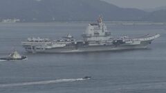 中国軍初の国産空母「山東」が香港到着　市民にも公開予定　愛国心高める狙いか| TBS CROSS DIG with Bloomberg